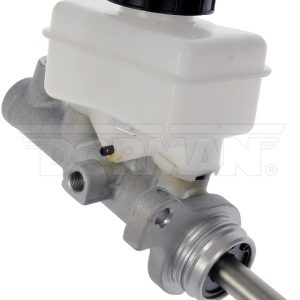 Dorman Brake Master Cylinder, First Stop ™, 15/16 Inch Bore, 2 Ports, M12 X 1.0 Rearward Port, Aluminum, With Reservoir/ Sensor – M630808