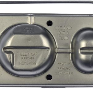 Dorman Brake Master Cylinder, First Stop ™, 1-1/8 Inch Bore, 1/2 – 20 Inch Forward Port and 9/16 – 18 Rearward Port, With Reservoir – M76162