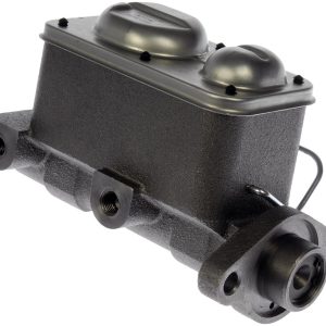 Dorman Brake Master Cylinder, First Stop ™, 1-1/8 Inch Bore, 1/2 – 20 Inch Forward Port and 9/16 – 18 Rearward Port, With Reservoir – M76162
