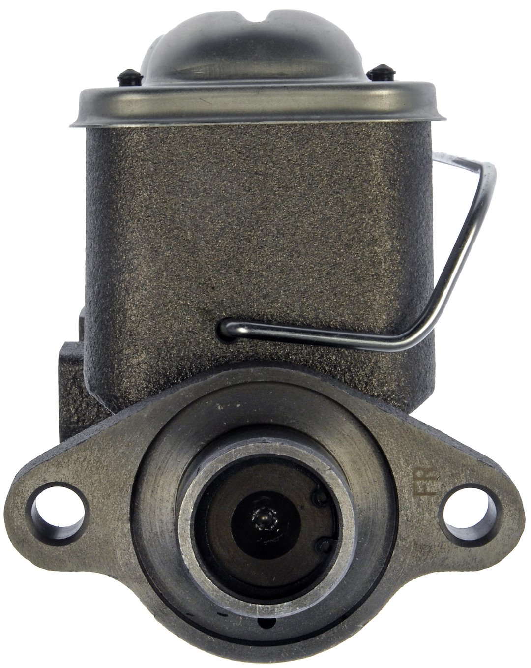 Dorman Brake Master Cylinder, First Stop ™, 1-1/8 Inch Bore, 1/2 – 20 Inch Forward Port and 9/16 – 18 Rearward Port, With Reservoir – M76162