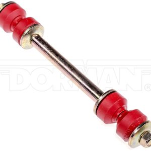 Dorman Stabilizer Bar Link Kit, Select ™, 8.7 Inch Length, Red, Steel/ Rubber, With Bolt/ Bushings/ Washers/ Sleeve – SL90475
