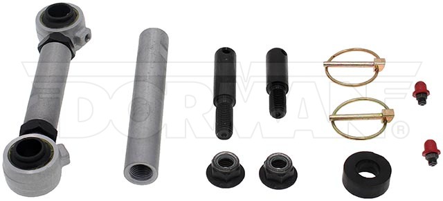 Dorman Stabilizer Bar Link Kit, Premium ™, 130 Millimeter Length, With Black Bushing, With Washer/ 2 Zerk Fittings/ 2 Cotter Pins/ 2 Nuts – SL94055RD