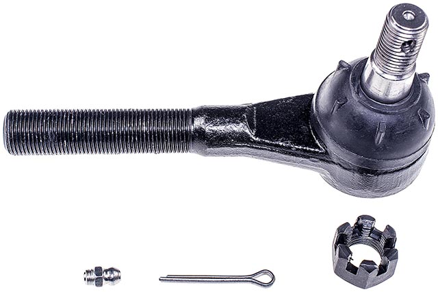 Dorman Tie Rod End, Select ™, 130 Millimeter Length, With Castle Nut/ Cotter Pin/ Zerk Fitting – T2120
