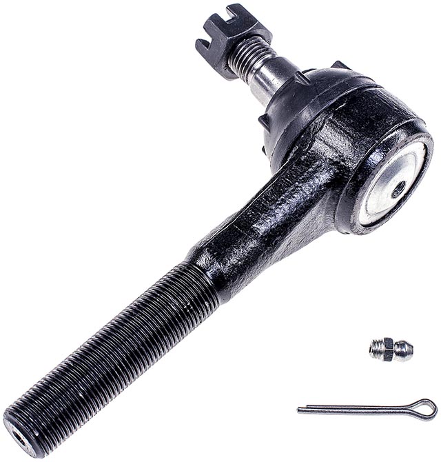 Dorman Tie Rod End, Select ™, 130 Millimeter Length, With Castle Nut/ Cotter Pin/ Zerk Fitting – T2120