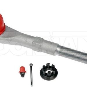 Dorman Tie Rod End, Premium ™, 200 Millimeter Length, Rugged Design, With Castle Nut/ Cotter Pin and Zerk Fitting – T2837RD