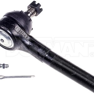 Dorman Tie Rod End, Select ™, 137 Millimeter Length, Black, Steel, With 1 Castle Nut/ 1 Cotter Pin and 1 Zerk Fitting – T3099