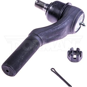 Dorman Tie Rod End, Select ™, 148 Millimeter Length, Silver, With Castle Nut/ Cotter Pin/ Zerk Fitting – T3202
