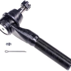 Dorman Tie Rod End, Select ™, 165 Millimeter Length, Black, Steel, With 1 Castle Nut/ 1 Cotter Pin and 1 Zerk Fitting – T3497