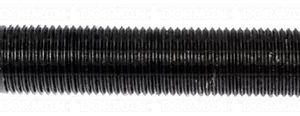 Dorman Tie Rod End, Premium ™, Greaseable, Non-Adjustable, 1.5 Millimeter Thread Pitch, 304 Millimeter Length, Taper Stud, Black, Steel – TI91490RD