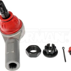Dorman Tie Rod End, Premium ™, 102 Millimeter Length, Rugged Design, With Castle Nut/ Cotter Pin and Zerk Fitting – TO82405RD