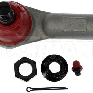 Dorman Tie Rod End, Premium ™, Pre-Greased, 102.5 Millimeter Length, Straight, Steel, With Castle Nut/ Nut/ Cotter Pin/ Zerk Fitting – TO82455RD