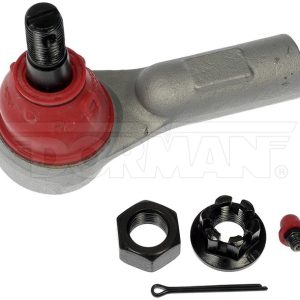 Dorman Tie Rod End, Premium ™, Pre-Greased, 102.5 Millimeter Length, Straight, Steel, With Castle Nut/ Nut/ Cotter Pin/ Zerk Fitting – TO82455RD
