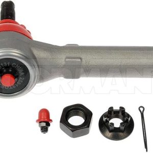 Dorman Tie Rod End, Premium ™, 123 Millimeter Length, Rugged Design, With Castle Nut/ Cotter Pin and Zerk Fitting – TO92055RD