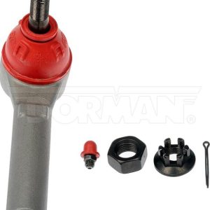 Dorman Tie Rod End, Premium ™, 123 Millimeter Length, Rugged Design, With Castle Nut/ Cotter Pin and Zerk Fitting – TO92055RD