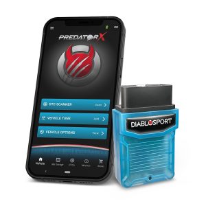 Diablo Computer Programmer, Predatorx, Performance, Uses Smartphone, With Raised Rev Limiter, Reads and Clears Diagnostic Trouble Codes – DS-MFD18C