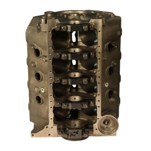 Dart Engine Block – Bare, Big M, Performance, Chevy Big Block, 220 Bhn Cast Iron, 4.500 Inch Bore, 10.200 Inch Deck Height, Steel Main Caps – 31213454
