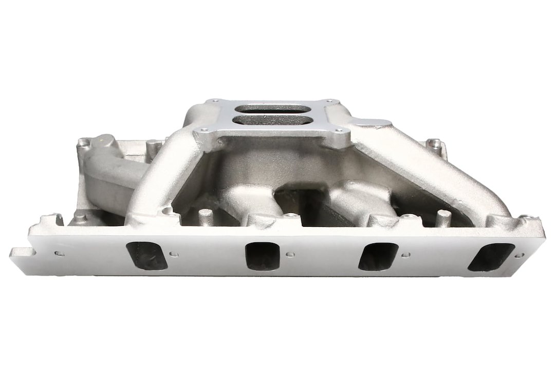 Dart Intake Manifold, Big Block Intake Manifolds, For Use with 8.1L Big Block Chevy Engines, Dual Plane, 4150 Flange Carburetor, Aluminum – 41616010