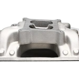 Dart Intake Manifold, Iron Eagle, For Use with Standard Deck Small Block Chevy Engines, 4150 Flange Carburetor, Dual Plane, Natural – 42811000