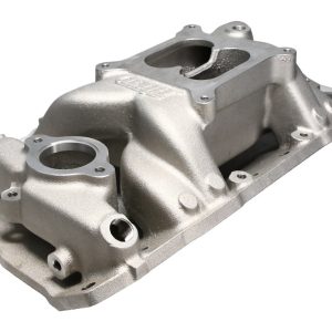 Dart Intake Manifold, Iron Eagle, For Use with Standard Deck Small Block Chevy Engines, 4150 Flange Carburetor, Dual Plane, Natural – 42811000