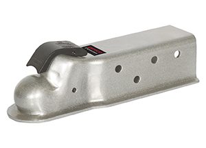 Demco Trailer Coupler, Ez Latch, Class IV Straight Tongue, Bolt-On, 18000 Pound Lift Capacity, 2-5/16 Inch Ball, E-Z Latch, Plated – 13203-95
