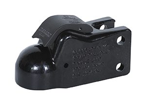 Demco Trailer Coupler, Class V Straight Tongue, Fits 2-5/16 Inch Ball, Bolt-On Channel Mount, 21000 Pound Capacity, Without Jack Hole – 14040-81