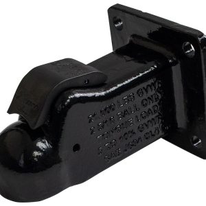 Demco Trailer Coupler, Ez Latch, Cast Plate Mount, 21,000 Pound Capacity, 2-5/16 Inch Ball, Black – 15923-81