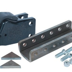 Demco Trailer Coupler, Ez Latch, Class III Straight Tongue, Bolt-On, 20000 Pound Lift Capacity, Fits 2-5/16 Inch Ball, E-Z Latch, Plated – 6125-95