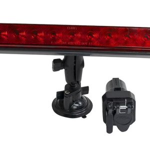 Demco Light Bar, LED, Red Lens, Black Housing, With Mounting Kit/ Transmitter and Receiver Kit – 6343
