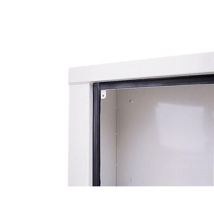 Delta Tool Box, Chest, Single Lid, Smooth, White, Steel, 11-1/4 Inch Width X 32-5/8 Inch Length X 12-3/4 Inch Height – 810000