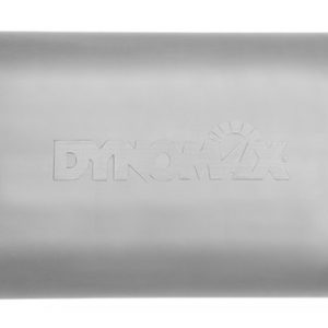 Dynomax Exhaust Muffler, Ultra Flo ™ Welded, 9-3/4 Inch Length X 4-1/2 Inch Width Stainless Steel Case, 2 21/4 Inch Offset Inlet – 17222