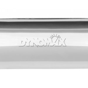 Dynomax Exhaust Muffler, Ultra Flo, 6 Inch Diameter Round Stainless Steel Case, 3 Inch Center Inlet, 3 Inch Center Outlet – 17267