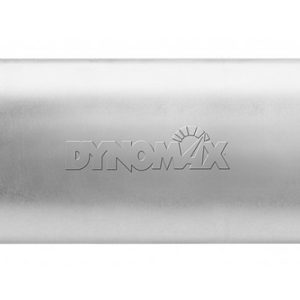 Dynomax Exhaust Muffler, Super Turbo, 9-3/4 Inch Length X 4-1/4 Inch Width Aluminized Steel Case, 2-1/2 Inch Offset Inlet – 17749
