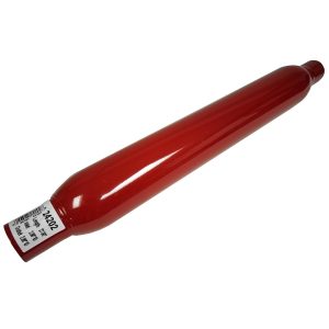 Dynomax Exhaust Muffler, Thrush Glass Pack, Steel Case, Single 2 Inch Diameter Center Inlet, Single 2 Inch Diameter Center Outlet – 24202