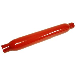 Dynomax Exhaust Muffler, Thrush Glass Pack, Steel Case, Single 2-1/2 Inch Diameter Center Inlet, Single 2-1/2 Inch Diameter Center Outlet – 24214