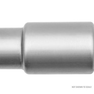 Dynomax Exhaust Muffler, Race Series Mini Bullet, Stainless Steel, Single 3 Inch Diameter Inlet, Single 3 Inch Diameter Outlet – 24250