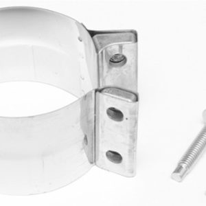 Dynomax Exhaust Clamp, Mega Clamp, 3 Inch Diameter, Stainless Steel, Single – 33272