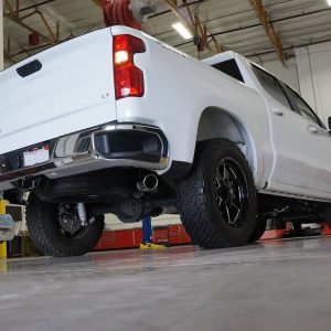 Dynomax Exhaust System Kit, Ultra Flo Cat Back System, Stainless Steel, With Muffler, 3 Inch Pipe Diameter, Single Exhaust with Single Exit – 39539