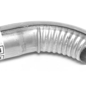 Dynomax Exhaust Tail Pipe Tip, 2.312 Inch Inlet, 2-1/2 Inch Outlet, Aluminized Steel, Turn Down, Slant Cut, 10 Inch Length – 41094