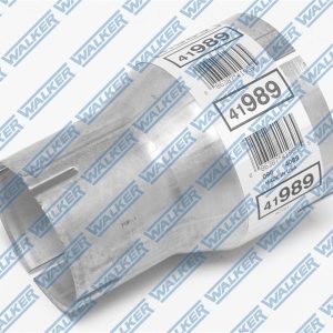 Dynomax Exhaust Pipe Adapter, 4 Inch Diameter Inlet, 3 Inch Diameter Outlet, 6 Inch Overall Length, Aluminized Steel – 41989