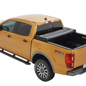 Bestop Tonneau Cover, Ez Fold, Soft Folding, 2 Folds/ 3 Panels, Not Hinged IN Front, Lockable with Tailgate Handle, Black Textured, Vinyl – 16233-01
