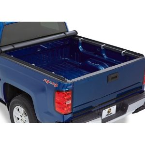 Bestop Tonneau Cover, Ez Roll, Roll-Up, Lockable with Tailgate Handle, Black, Vinyl – 19146-01