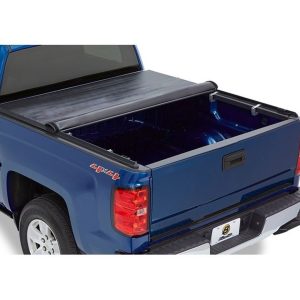 Bestop Tonneau Cover, Ez Roll, Roll-Up, Lockable with Tailgate Handle, Black, Vinyl – 19147-01
