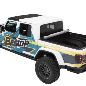Bestop Tonneau Cover, Ez Roll, Roll-Up, Lockable with Tailgate Handle, Black Diamond, Vinyl – 19280-35