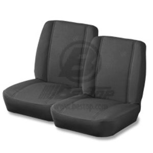 Bestop Seat, Trailmax II, Reclining, Low Back Bucket, Black, Vinyl, Without Headrest – 39429-01