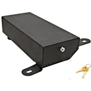 Bestop Under Seat Storage Unit, Mounts Under the Driver Seat, Single Compartment, Black, Steel – 42640-01