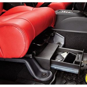 Bestop Under Seat Storage Unit, Mounts Under Passenger Seat, Single Compartment, Black, Steel – 42642-01
