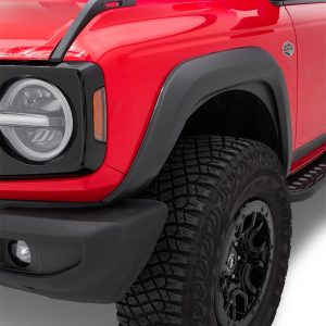 Bestop Fender Flare, Flat Style, Matte Black, Plastic, Set of 4 – 49701-01