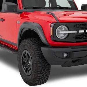 Bestop Fender Flare, Flat Style, Matte Black, Plastic, Set of 4 – 49701-01