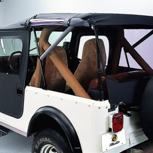 Bestop Soft Top, Tigertop, Black, Fabric, Includes 1 Piece Full Soft Doors, Without Windows, Without Sun Roof, Includes Hardware – 51402-01