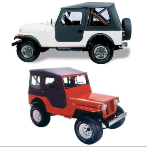 Bestop Soft Top, Tigertop, Black, Fabric, Includes 1 Piece Full Soft Doors, Without Windows, Without Sun Roof, Includes Hardware – 51402-01